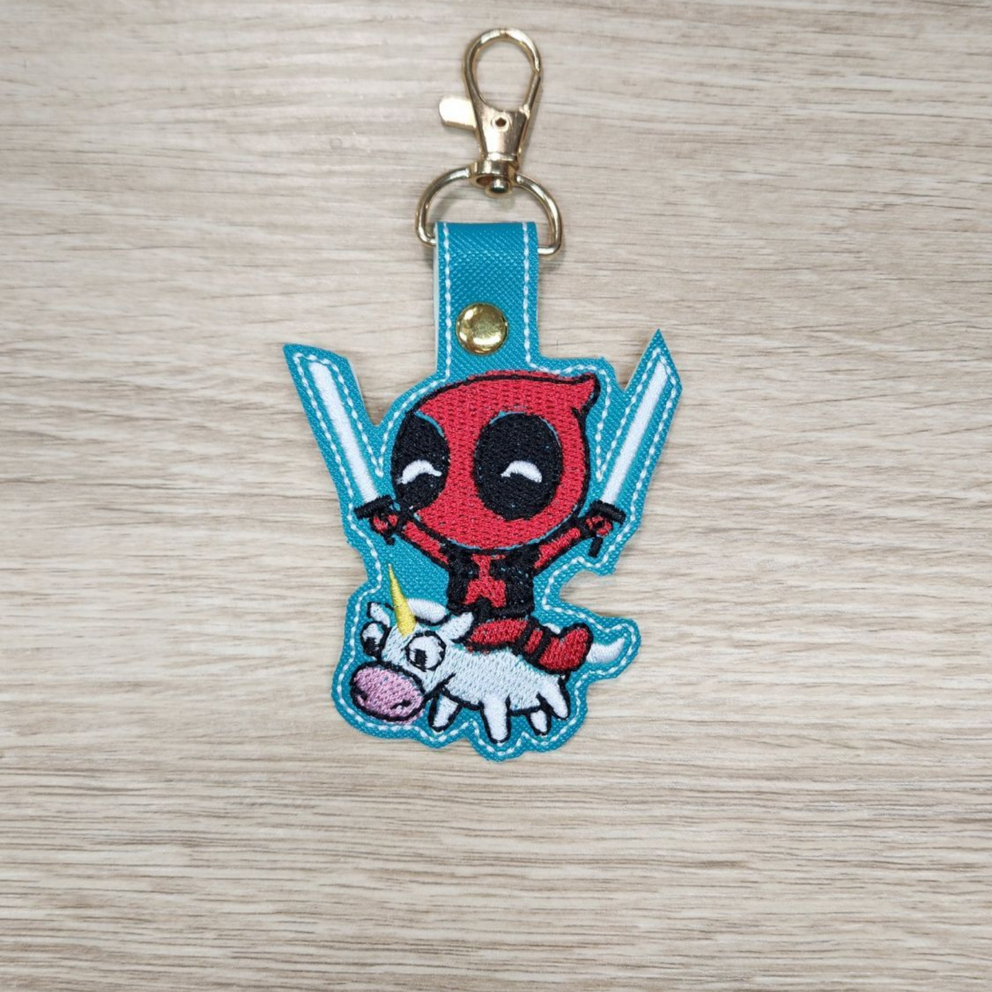 Antihero on Unicorn keyring/ Bag Charm