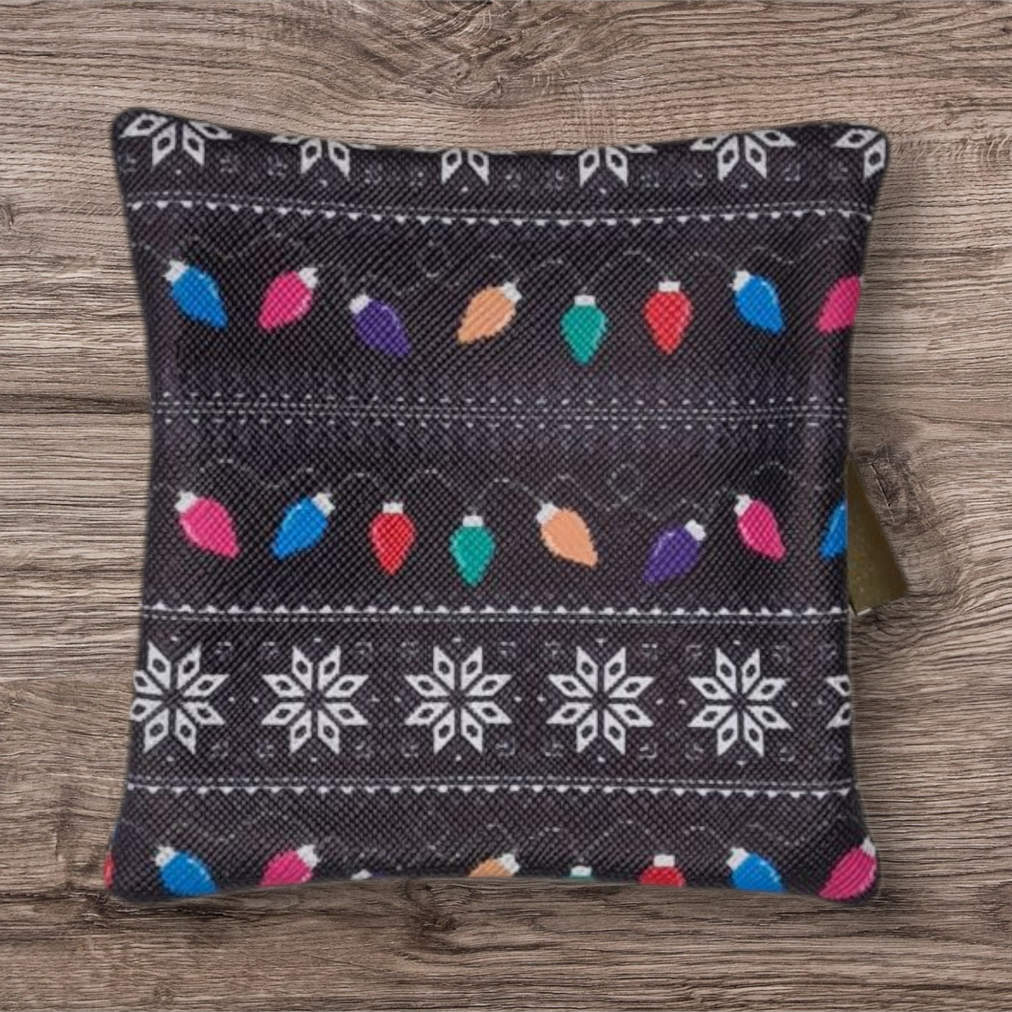 Lights on black Petite pouch