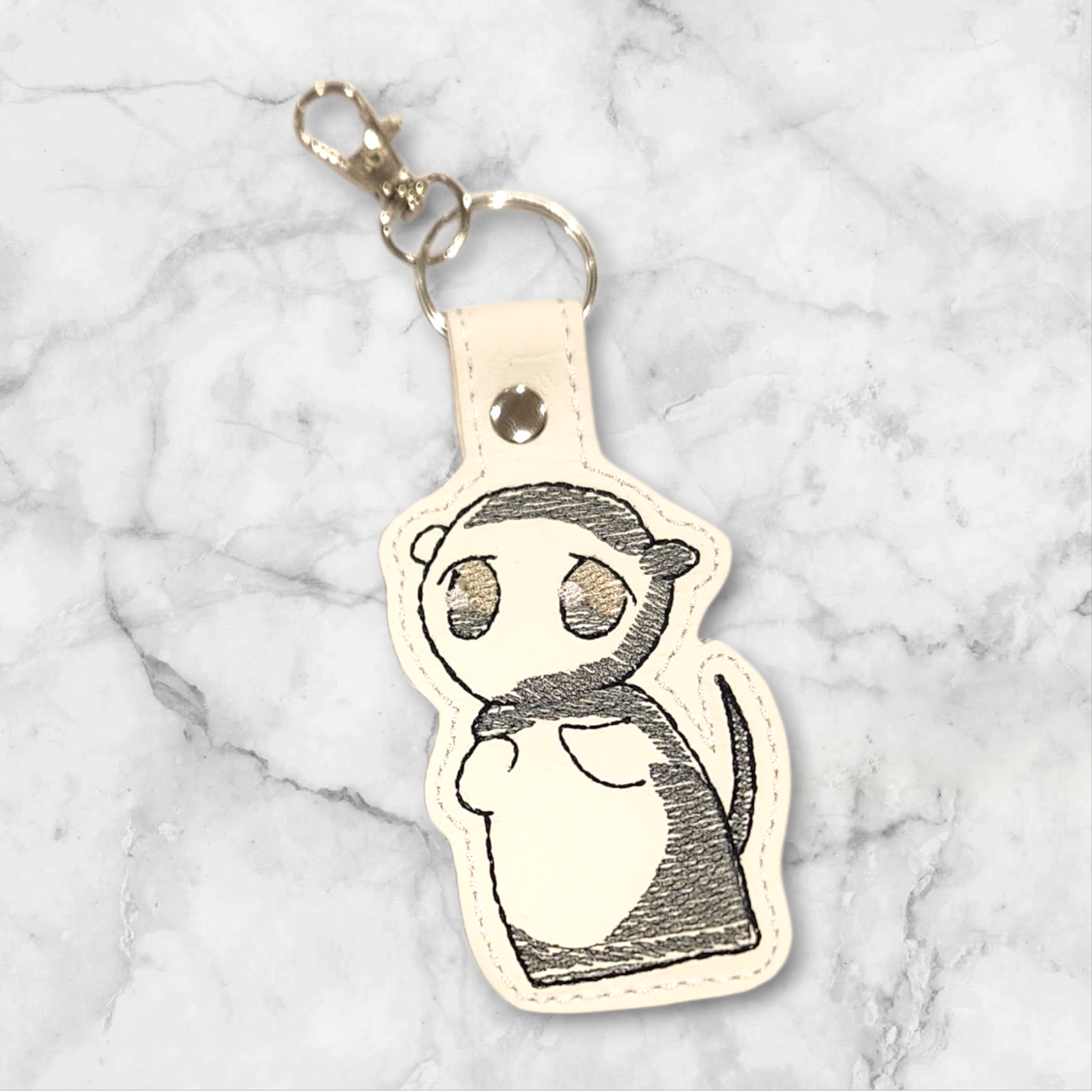 Fruit basket Mouse keyring/ Bag charm