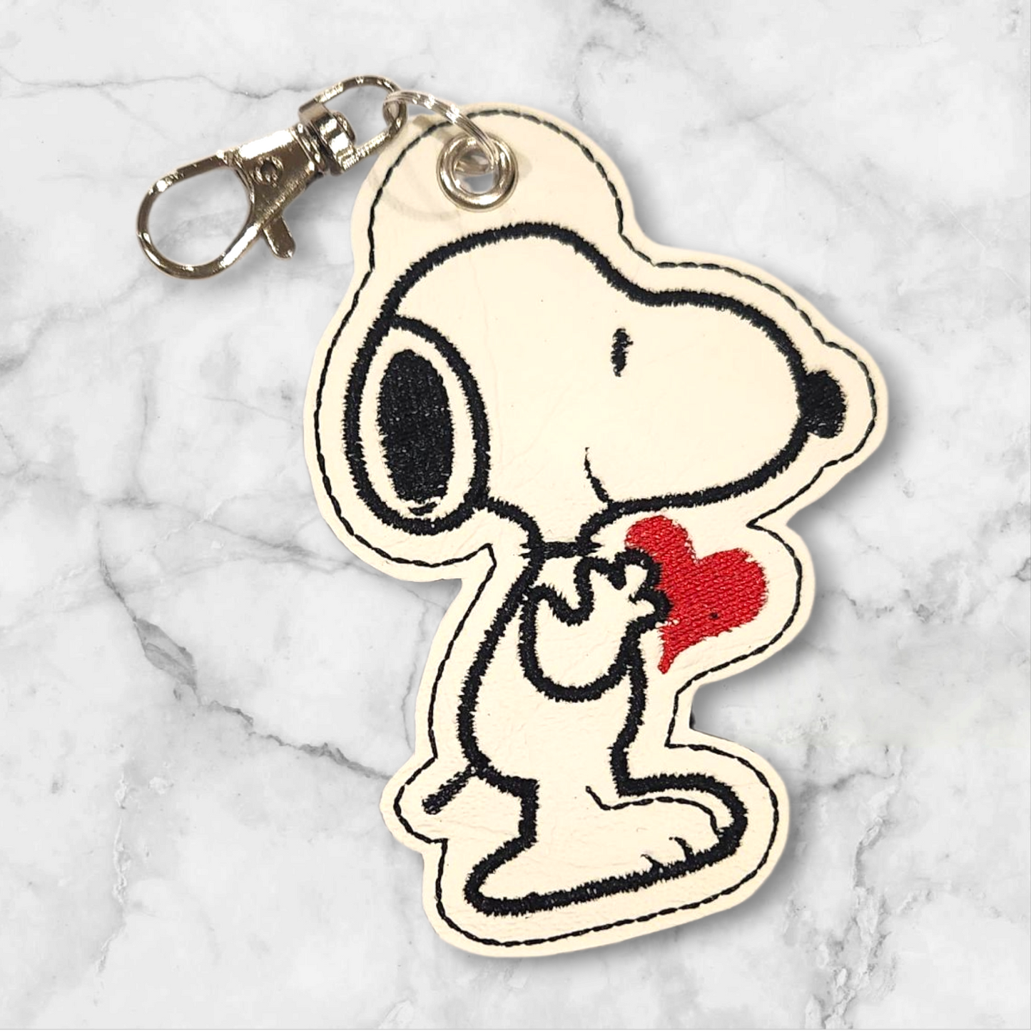 Comic dog keyring/ Bag charm