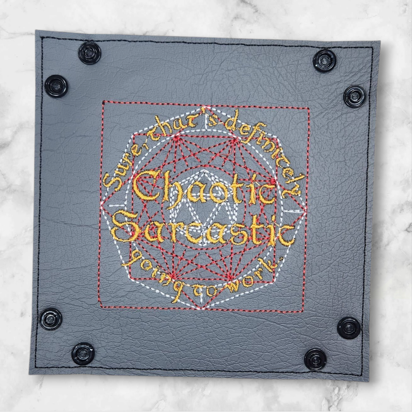 Chaotic Sarcastic dice tray - 9.5cm x 9.5cm