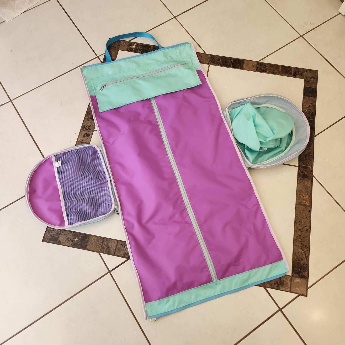 Convertible Garment/ Duffle bag - Narwhal magic