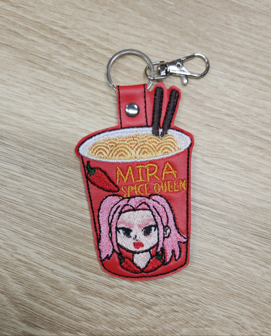 K pop girl group ramen bag charms/ key rings