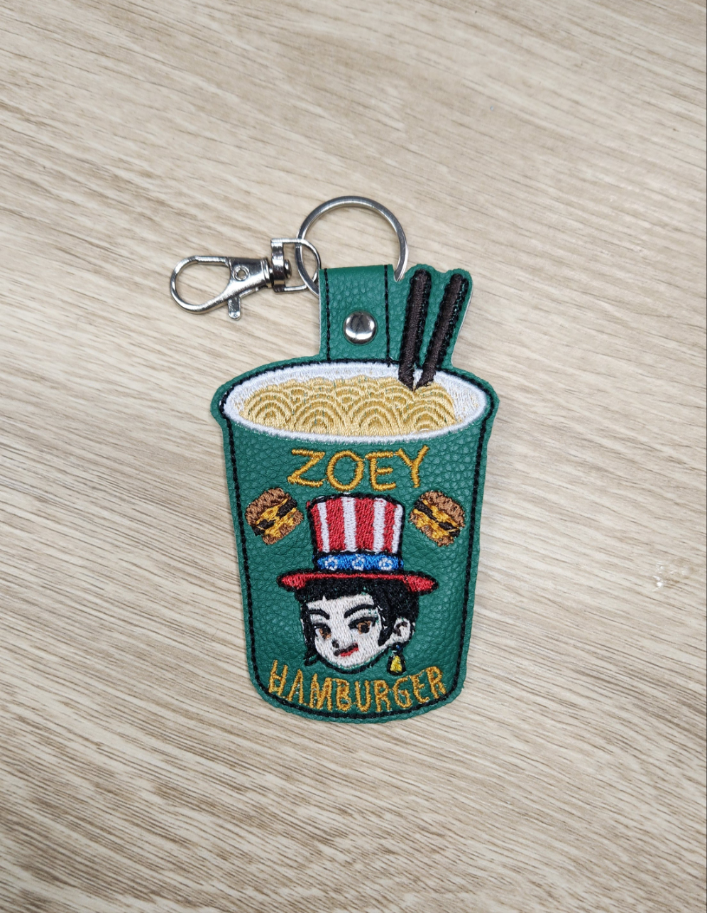 K pop girl group ramen bag charms/ key rings