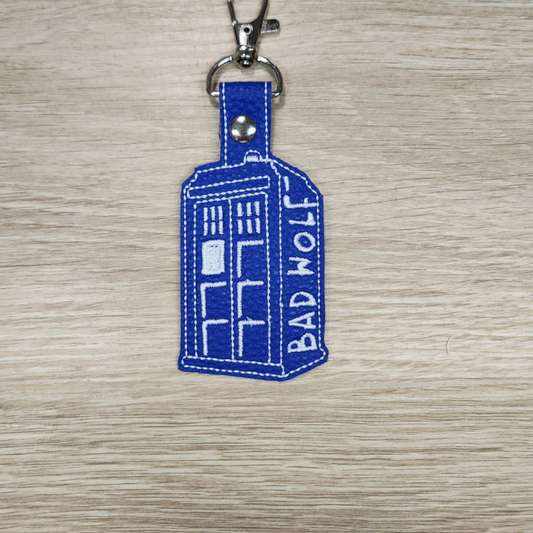 Doctor phone box Keyring/ bag Charm