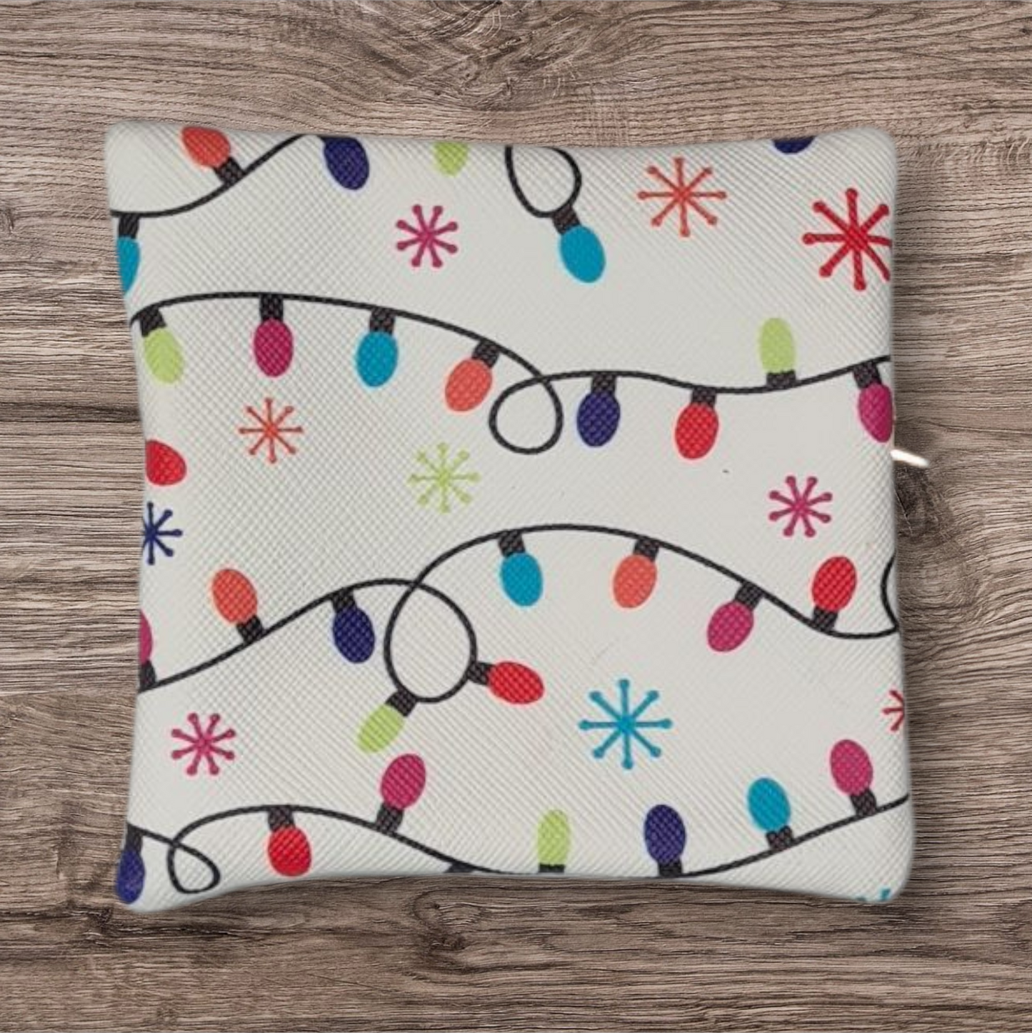 Christmas lights petite pouch