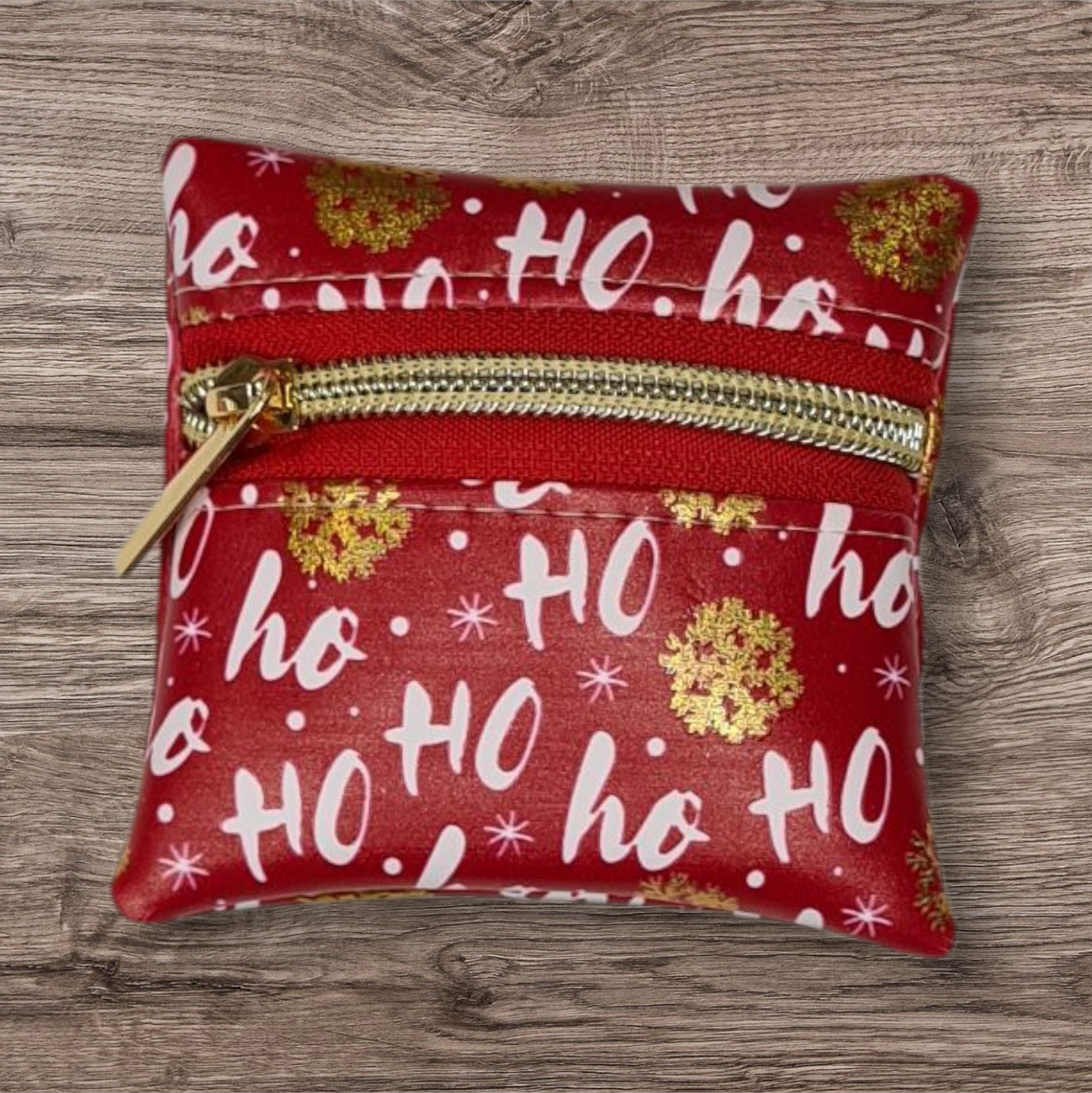 Gold Foil Ho ho ho Petite pouch