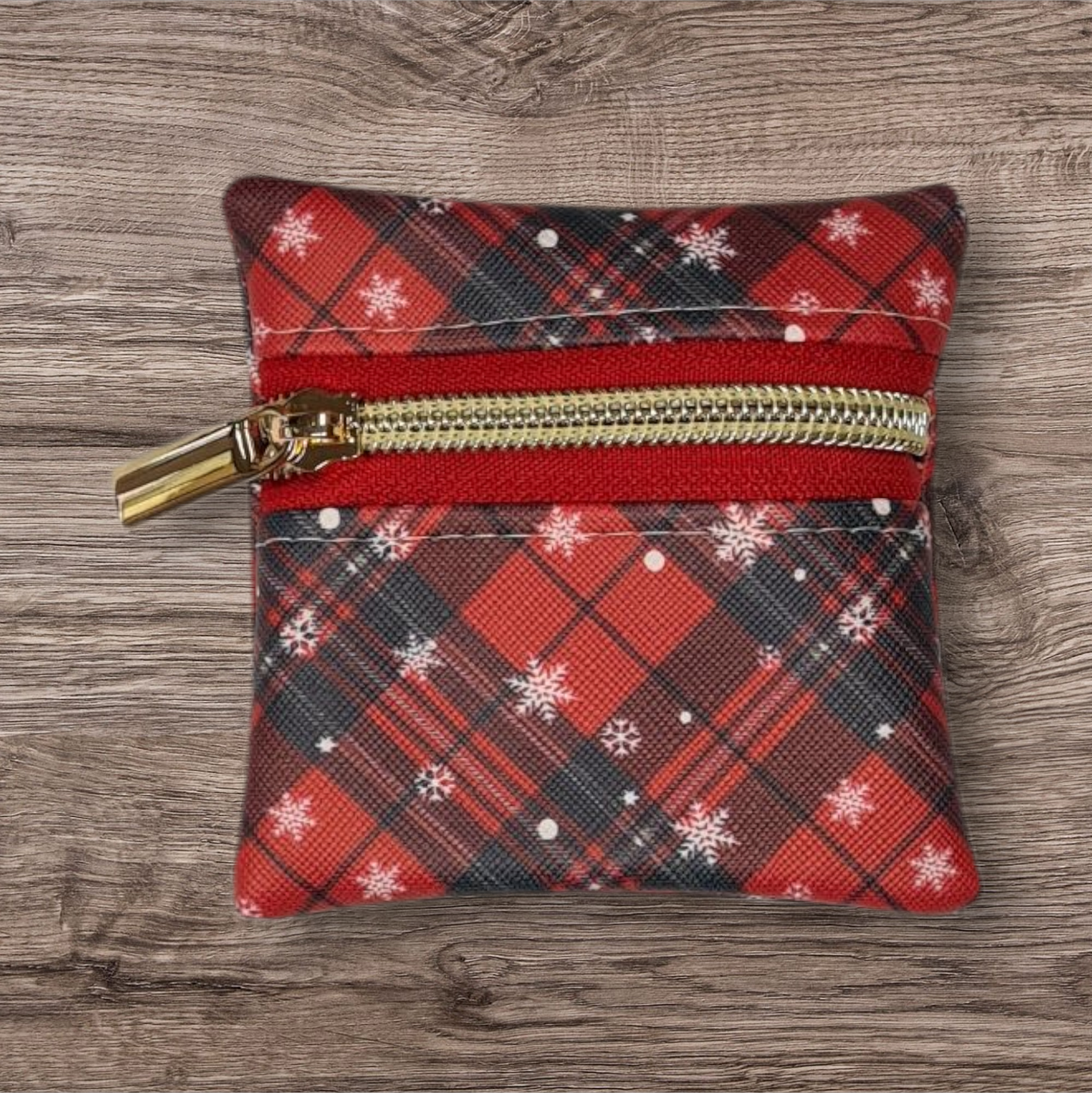 Christmas Tartan Petite pouch
