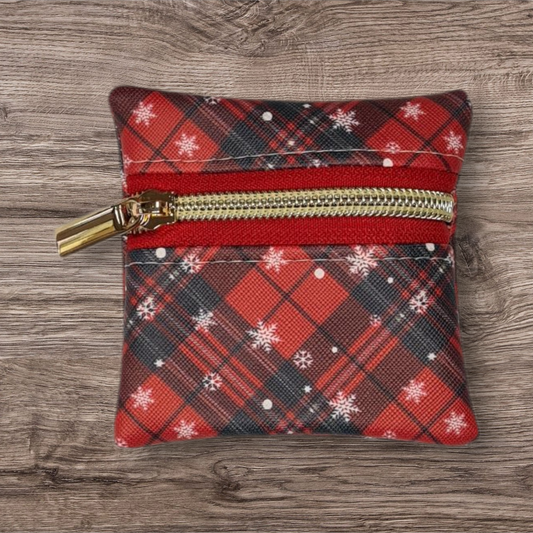 Christmas Tartan Petite pouch