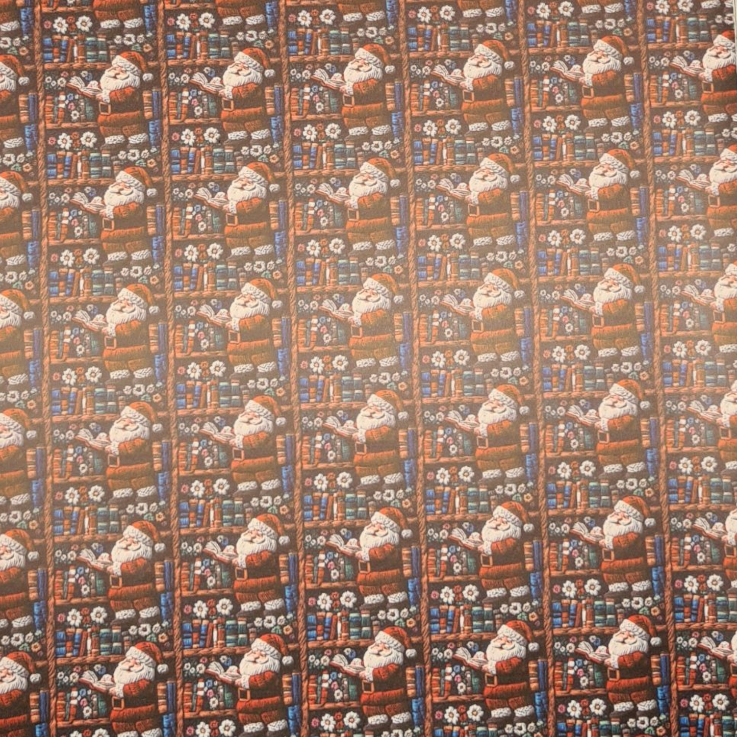 Preorder petite pouch - Santa bookshelf