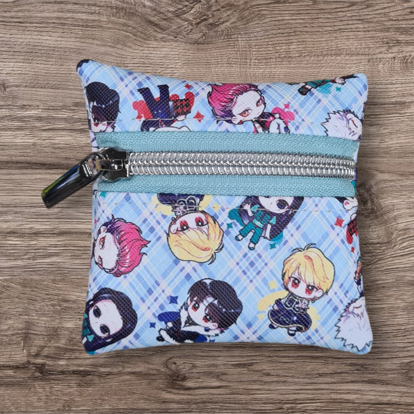 Anime tartan petite pouch
