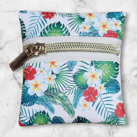 Island flowers petite pouch