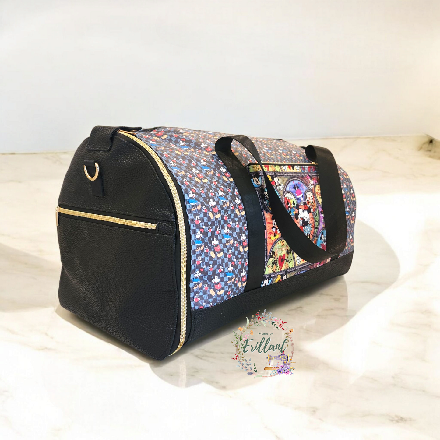 Convertible Garment/ Duffle Bag - The Happy Mouse Couple