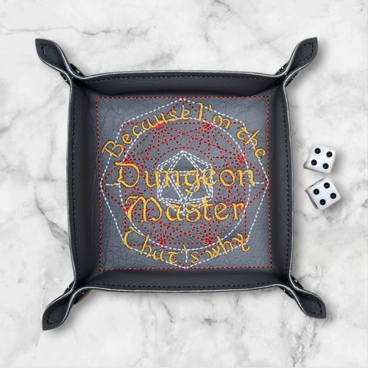 Dungeon Master dice tray - 9.5cm x 9.5cm