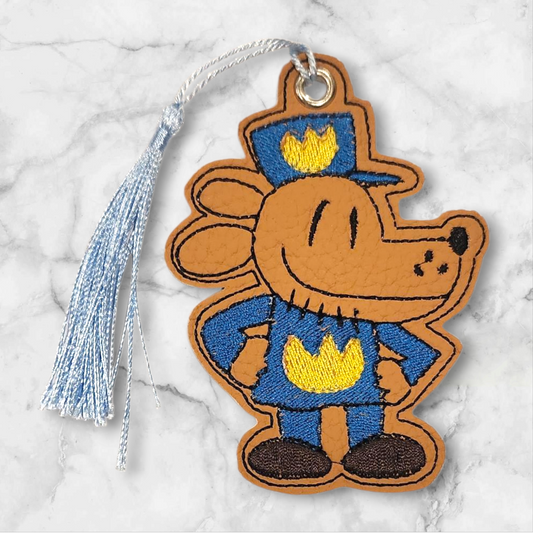 Dog cop bookmark