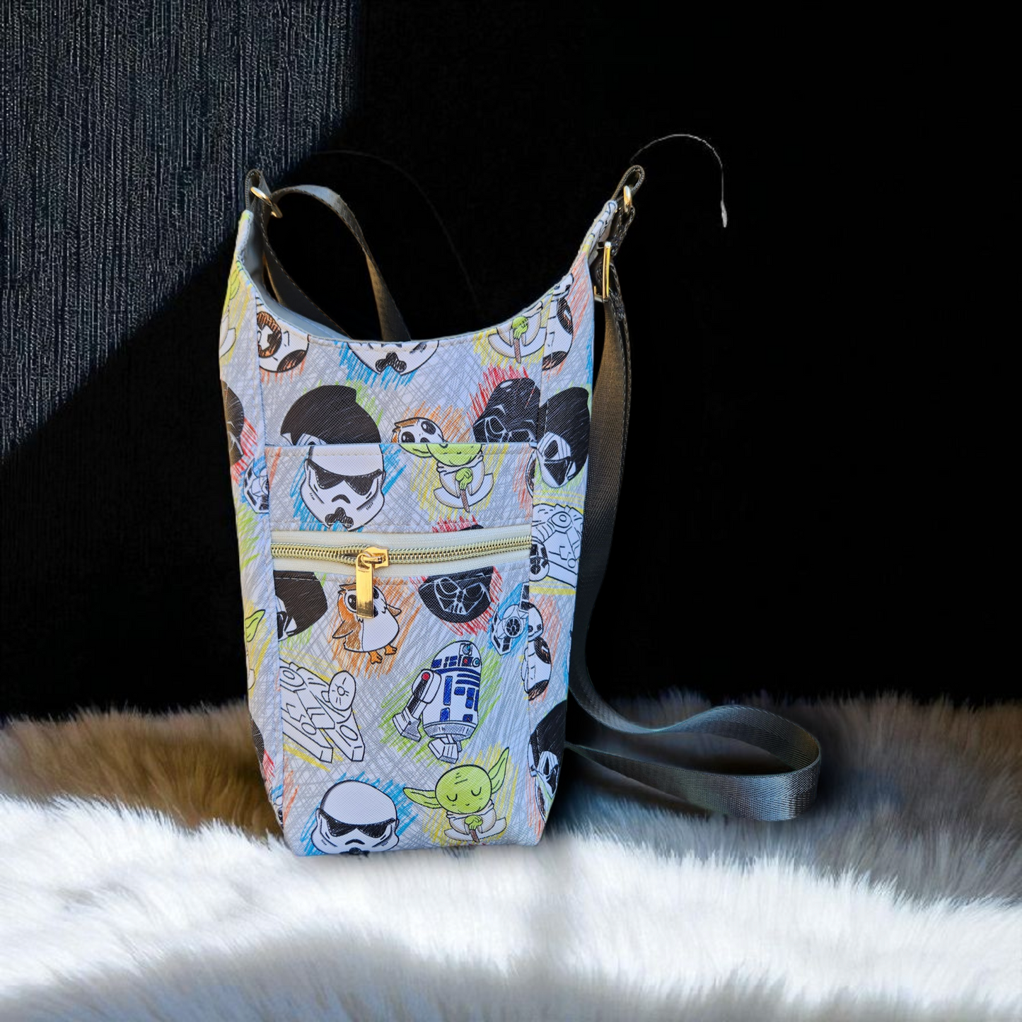 Doodle wars grey H2O to go bag