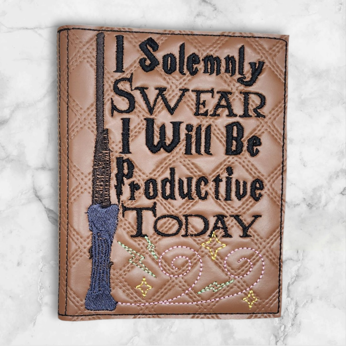 A6 notebook cover - productive
