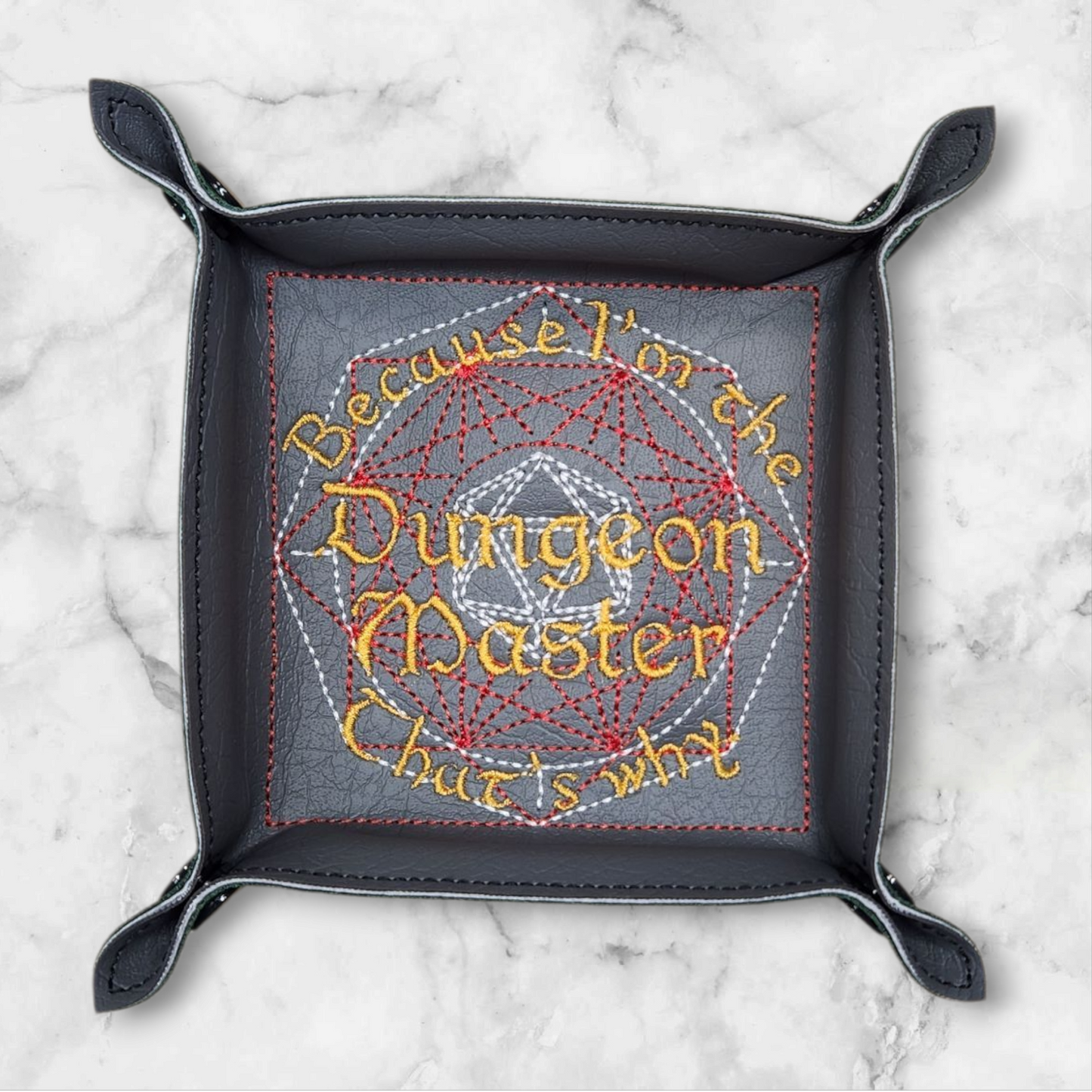 Dungeon Master dice tray - 9.5cm x 9.5cm