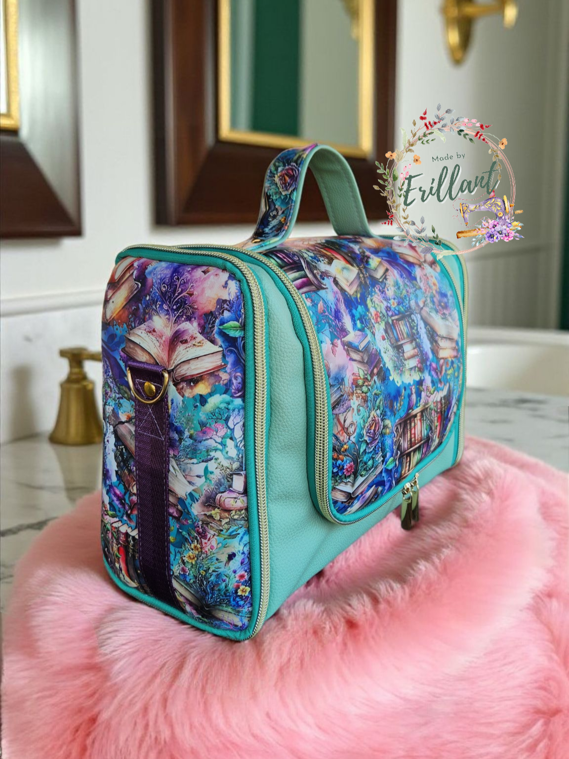 Floral Fantasy Packmate toiletries bag