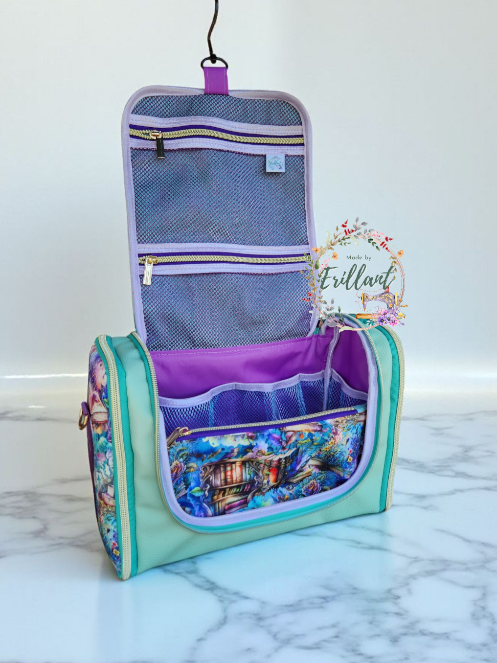 Floral Fantasy Packmate toiletries bag