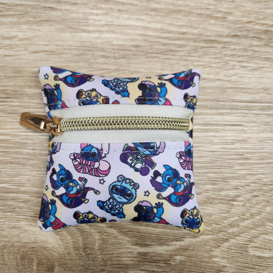 Aliens dress up lilac petite pouch
