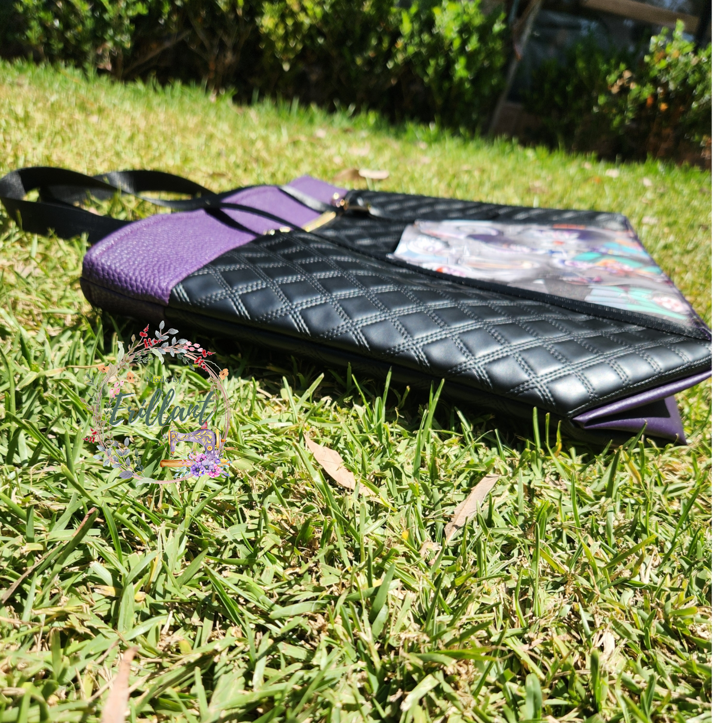 Dark princess Large overnight adjustable Tote bag