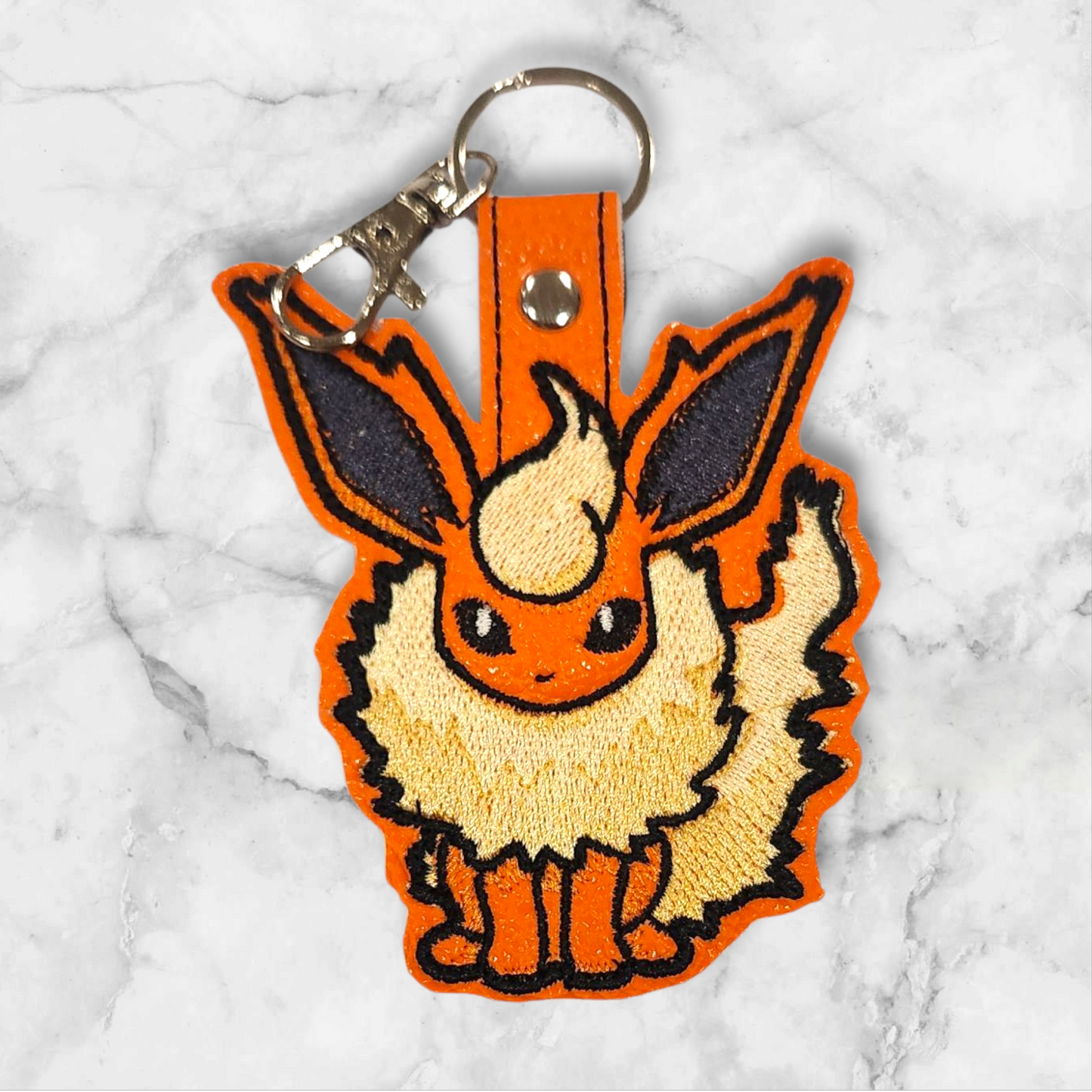 Pocket pet fire fox keyring/ Bag charm