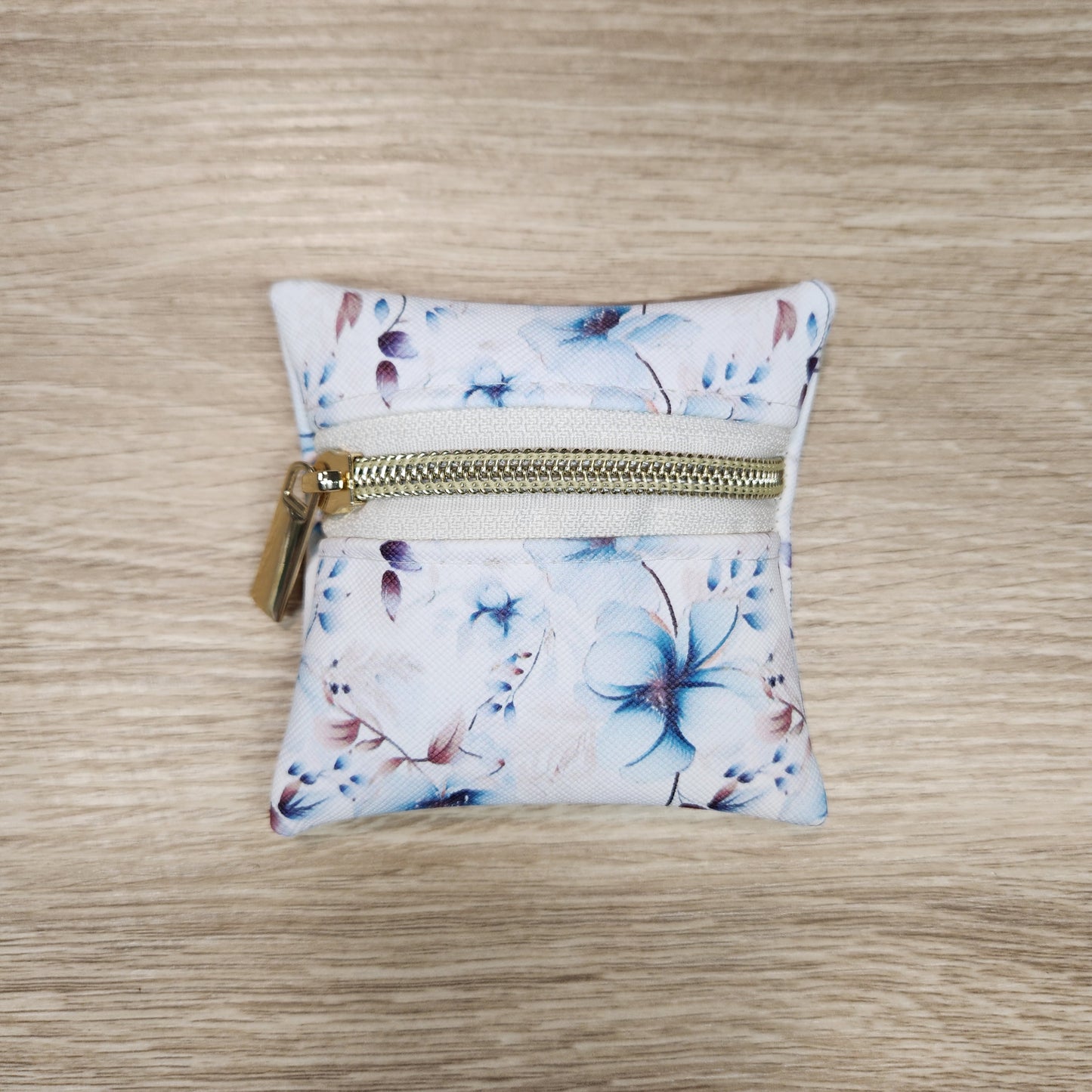 Blue flower Petite pouch
