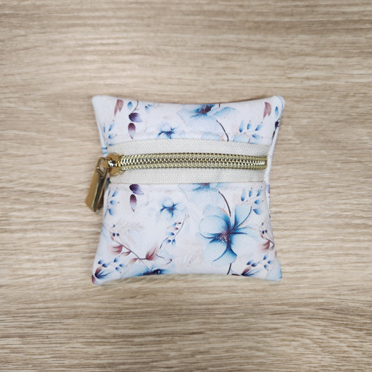 Blue flower Petite pouch