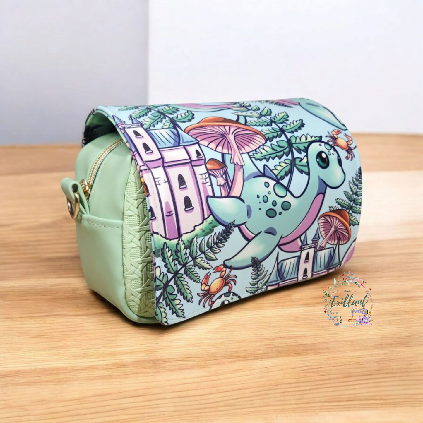 Nessie Flap & Zipped Crossbody bag