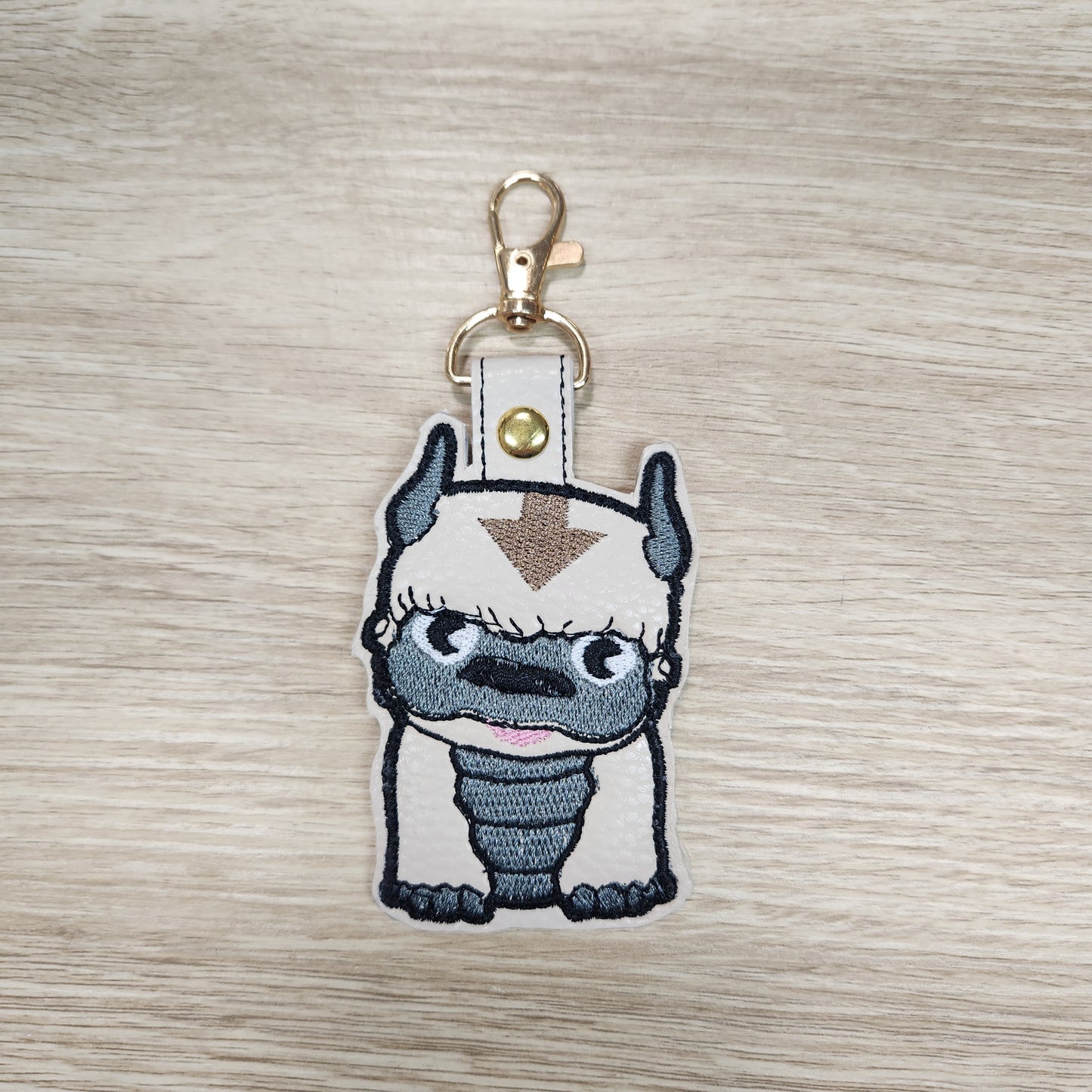 Fuzzy bus Keyring/ bag Charm