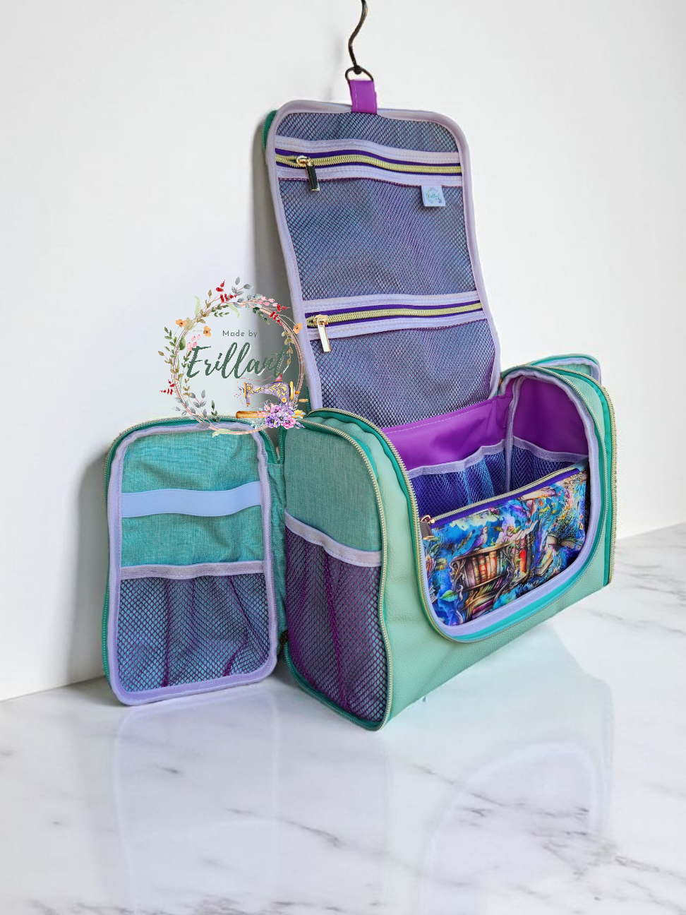 Floral Fantasy Packmate toiletries bag