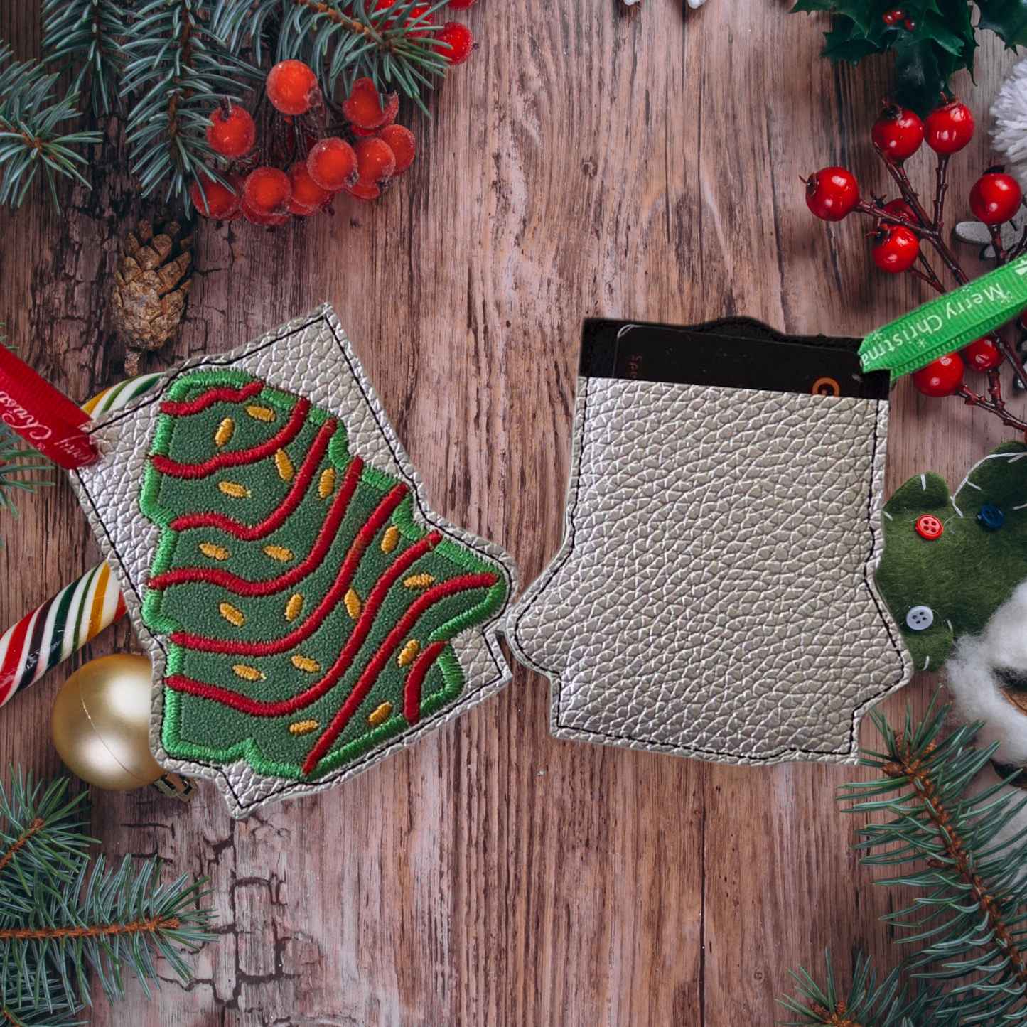 Christmas tree giftcard holder (giftcard not included)