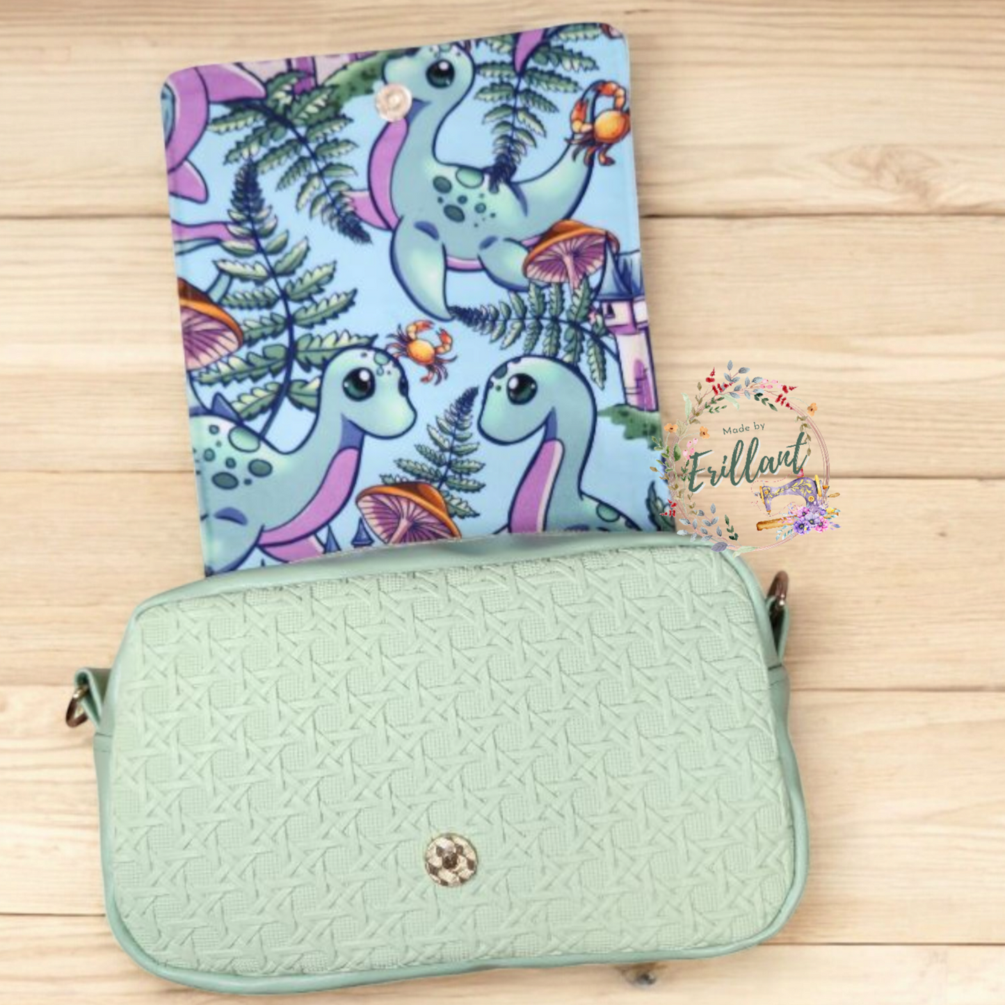 Nessie Flap & Zipped Crossbody bag