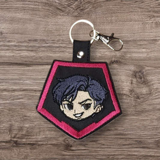 K pop boy band bag charms/ key rings