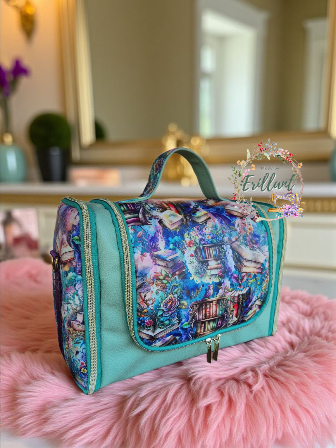 Floral Fantasy Packmate toiletries bag