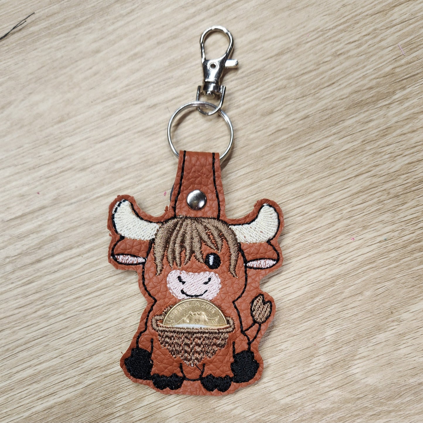 Highland Cow coin keeper