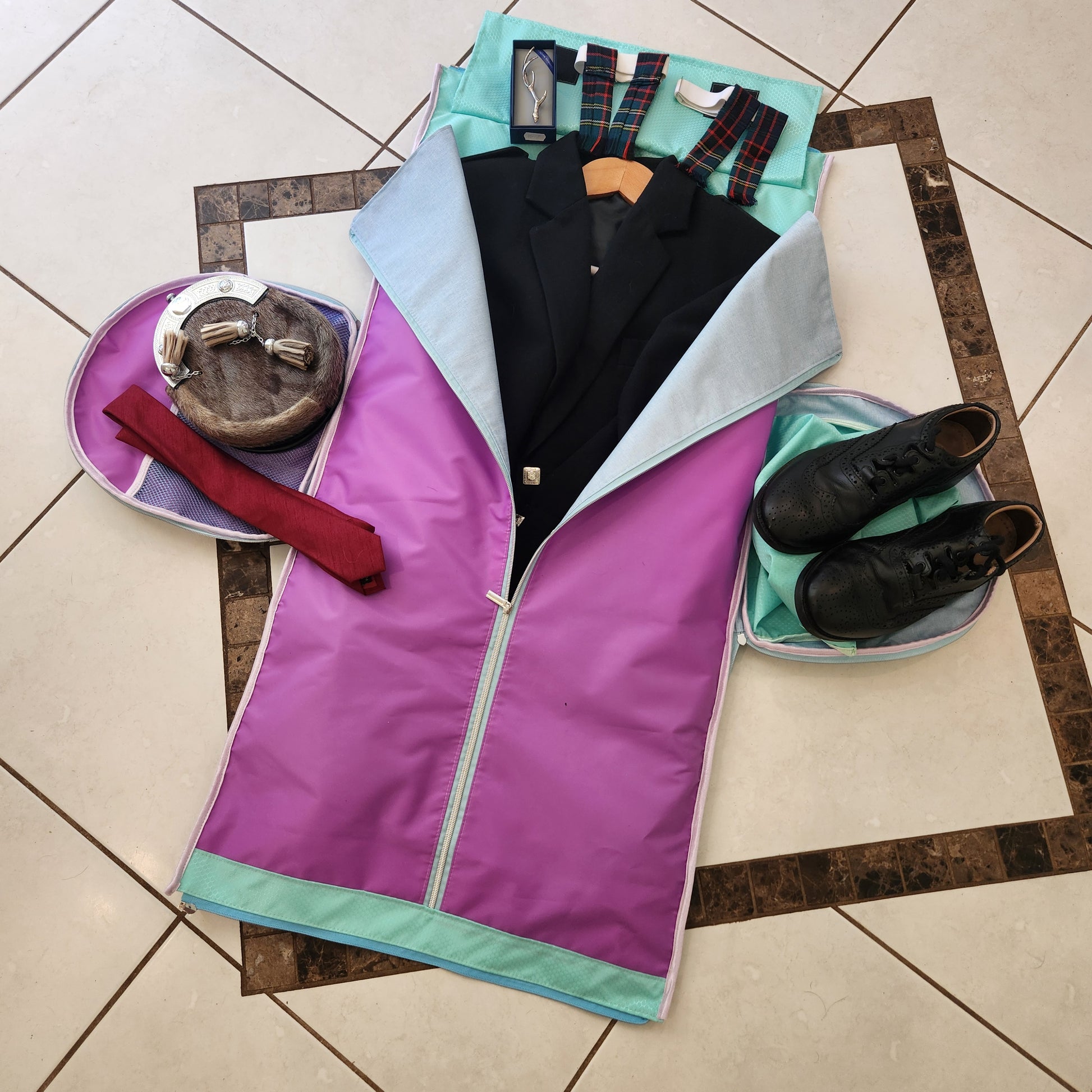 Convertible Garment/ Duffle bag Narwhal magic