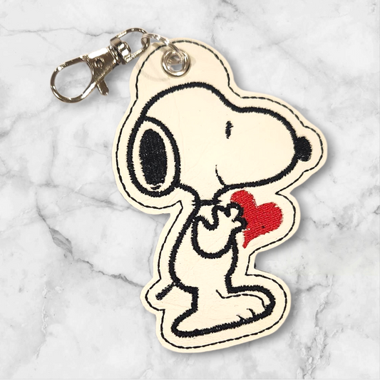 Comic dog keyring/ Bag charm