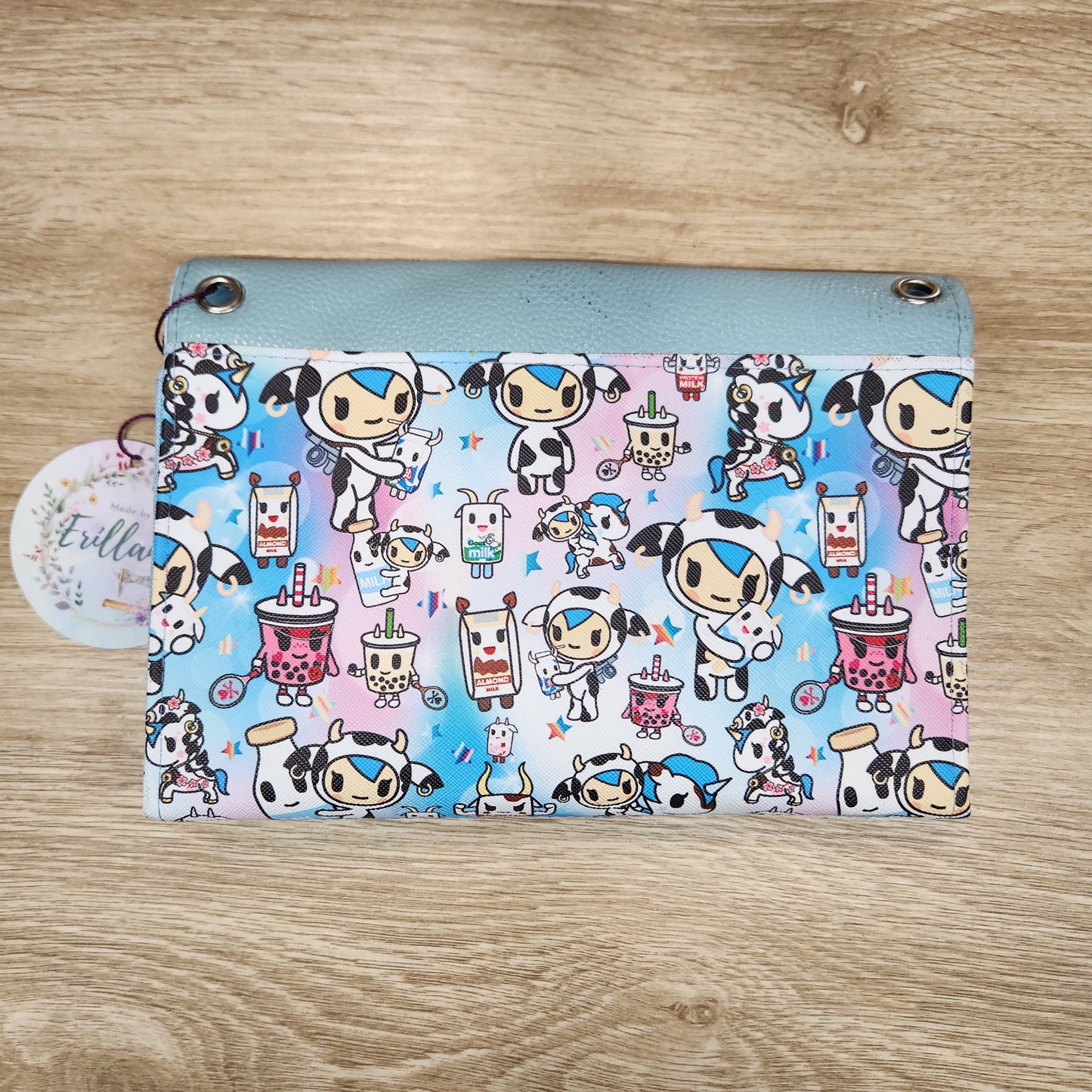 Cow Friends Peony with card slots