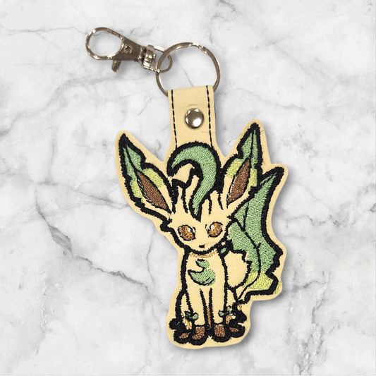 Pocket pet plant fox keyring/ Bag charm