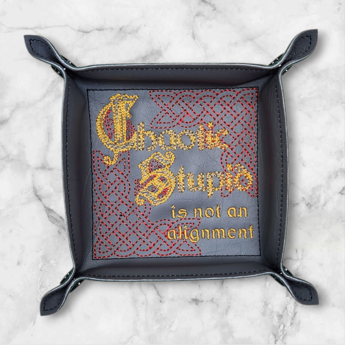 Chaotic Stupid dice tray - 9.5cm x 9.5cm
